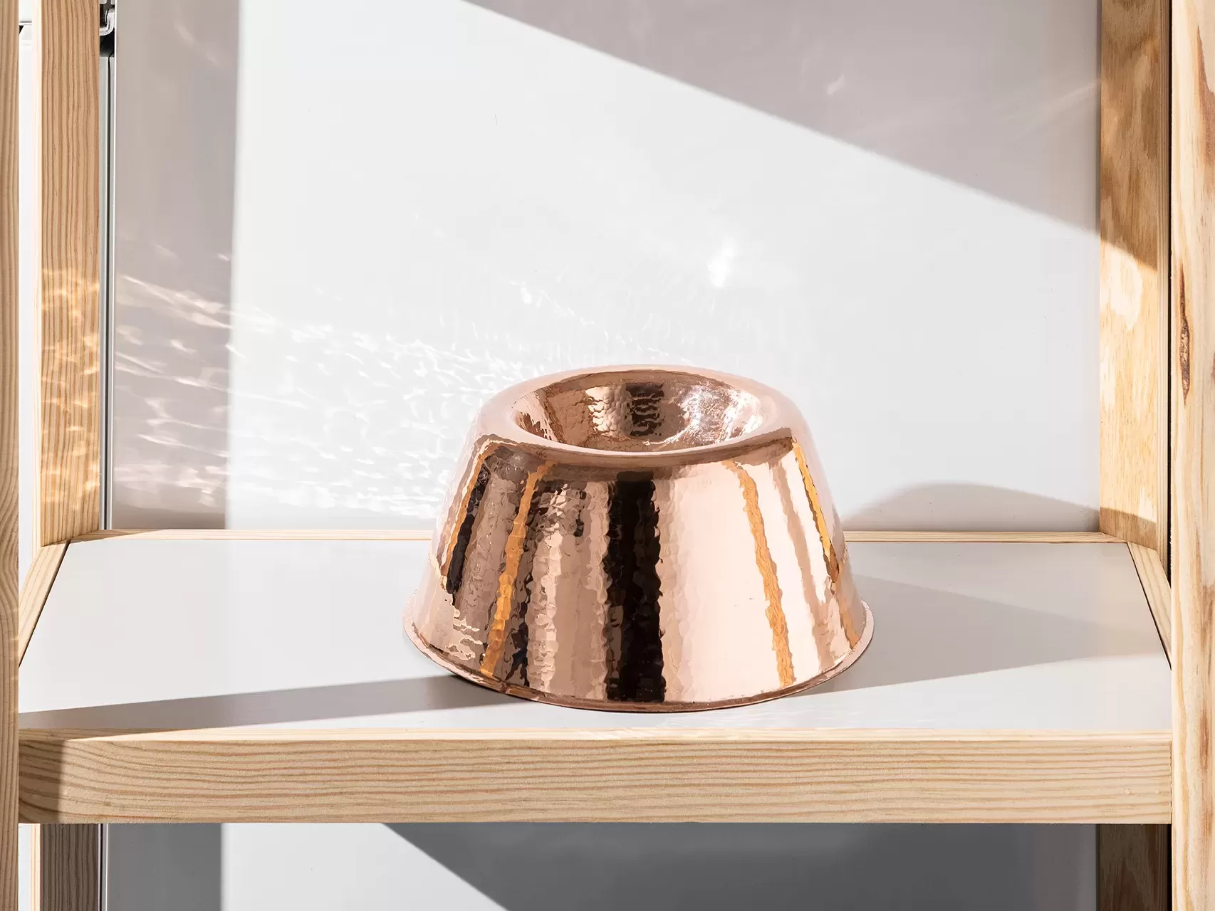 Copper bowl for accessories storage